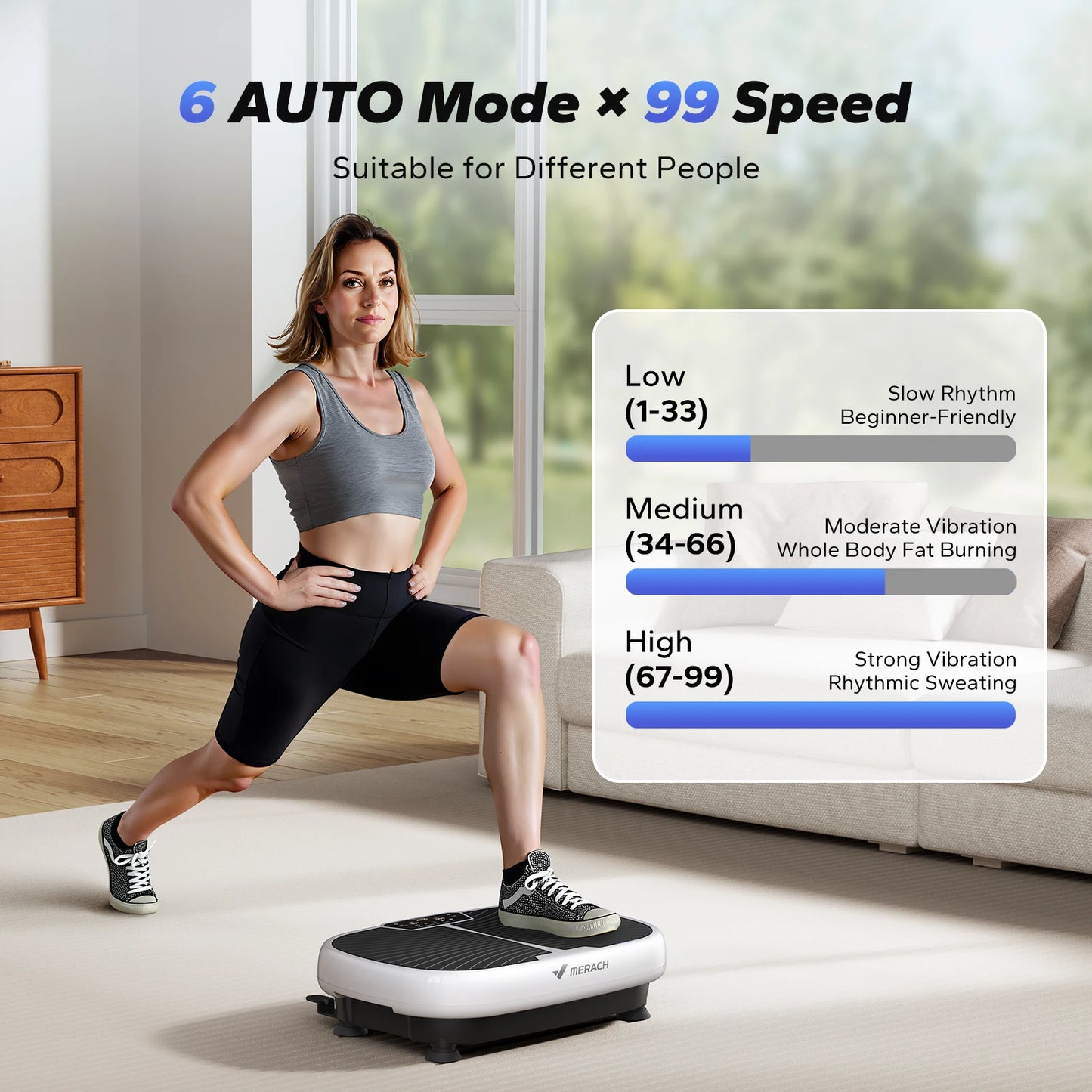 Vibration Plate Exercise Machine