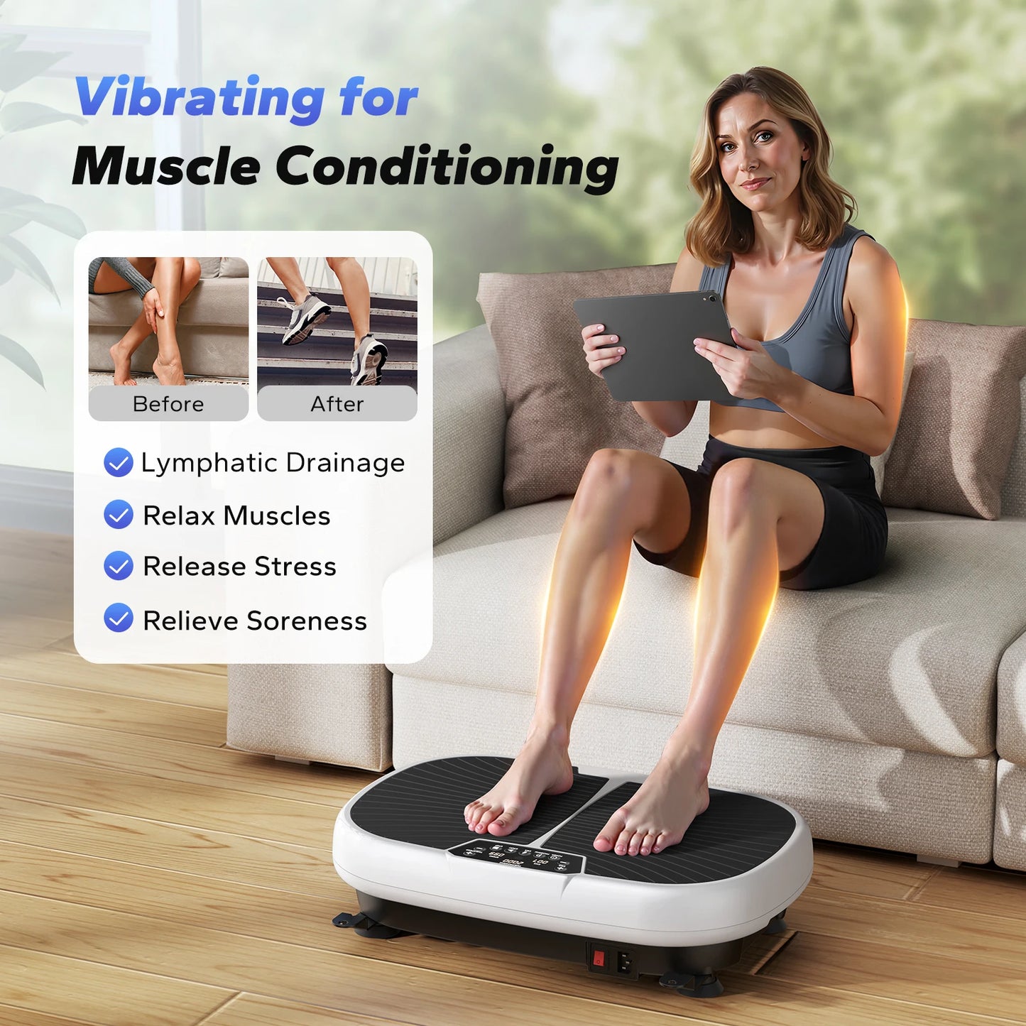 Vibration Plate Exercise Machine