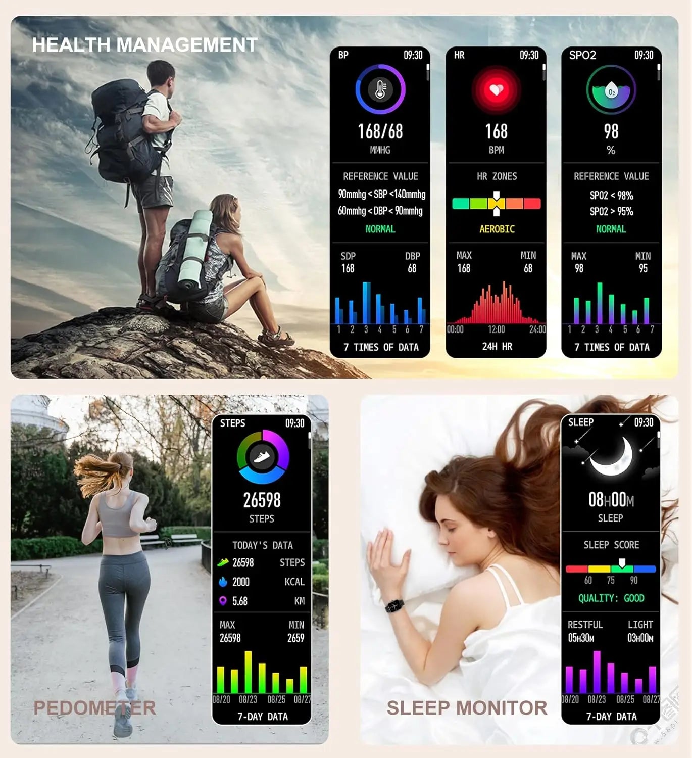 Fitness Tracker Smartwatch