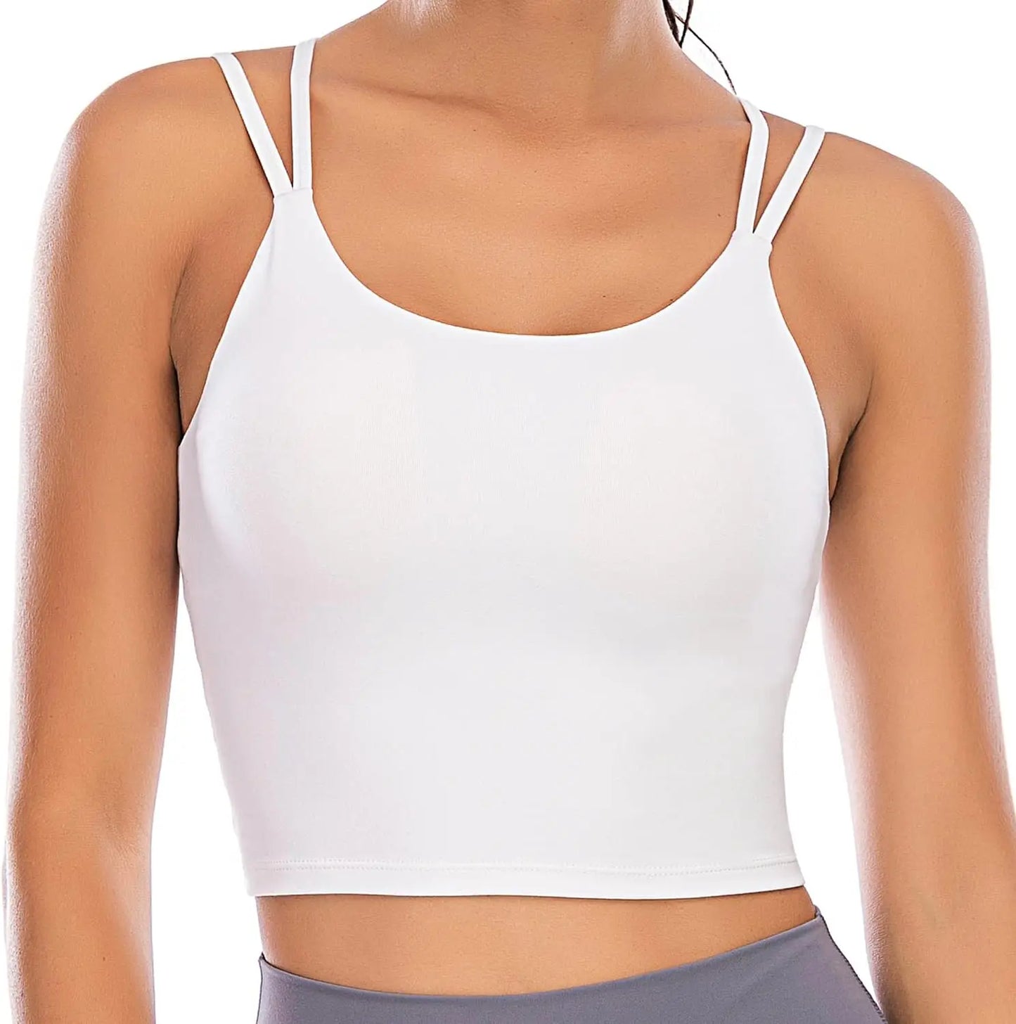 Sports Bra Top with Built in Bra