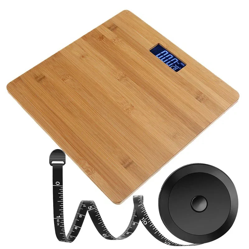 Wood Bathroom Scale