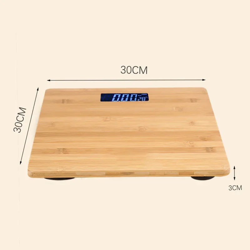 Wood Bathroom Scale