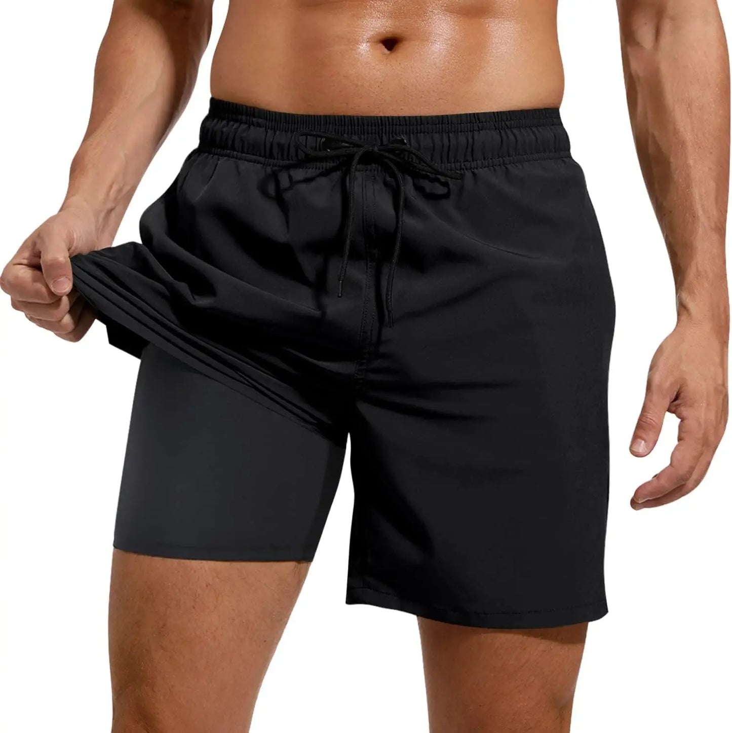Mens Running Shorts 2 in 1 with Compression