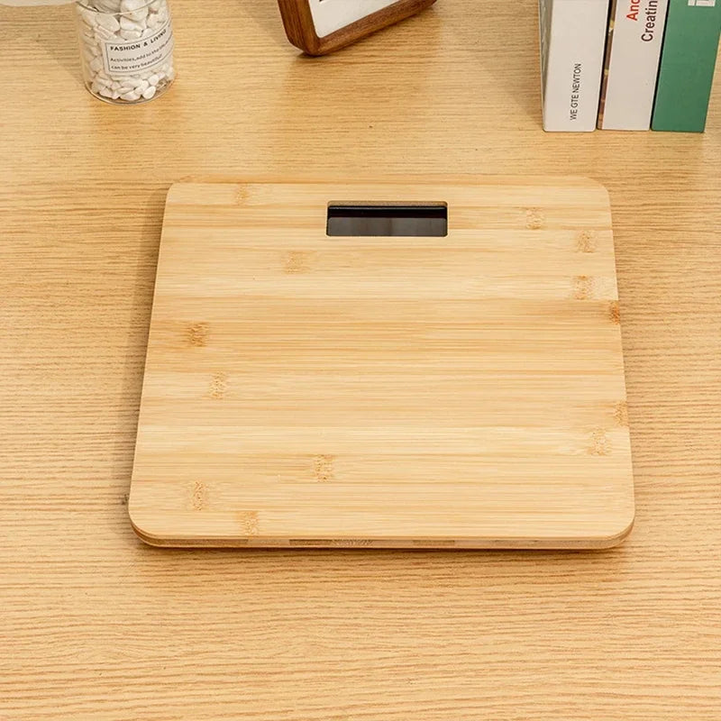 Wood Bathroom Scale