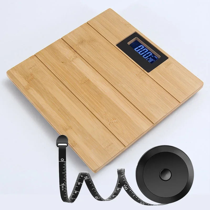 Wood Bathroom Scale