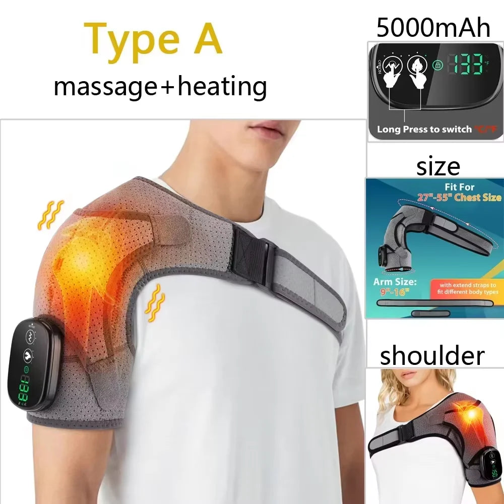 Vibration & Heating Shoulder Massager