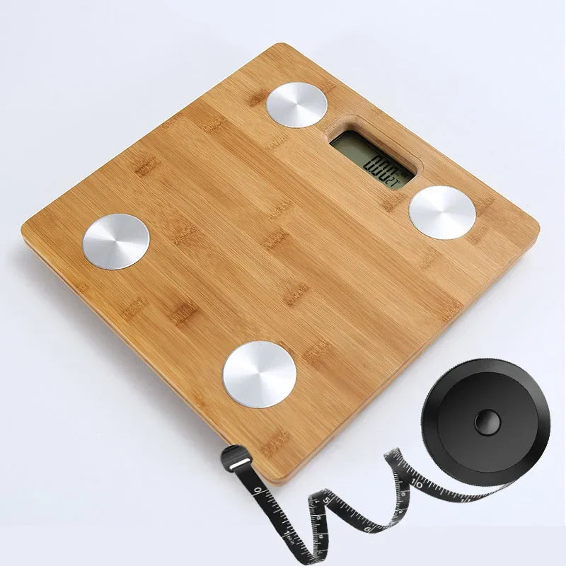 Wood Bathroom Scale