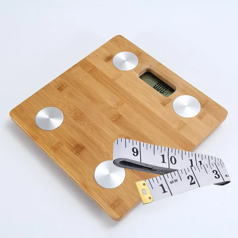 Wood Bathroom Scale