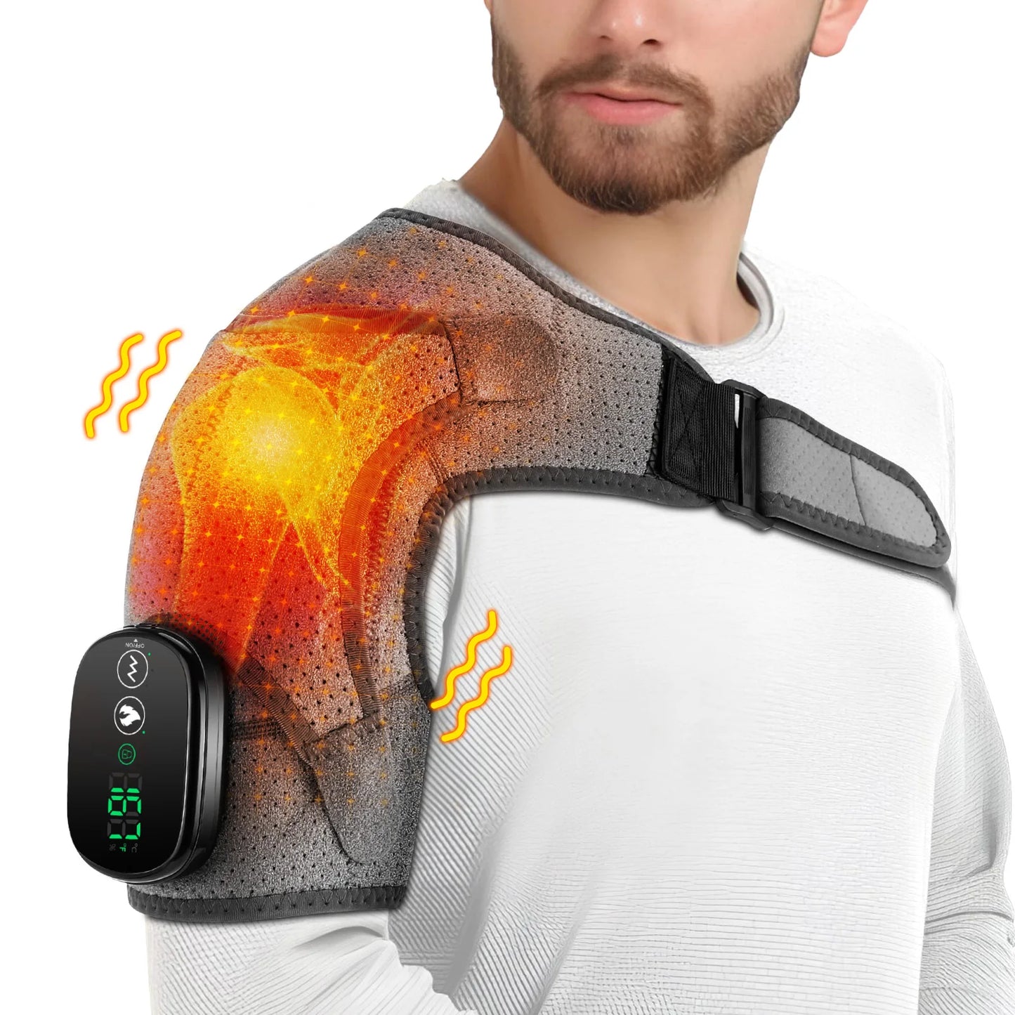 Vibration & Heating Shoulder Massager