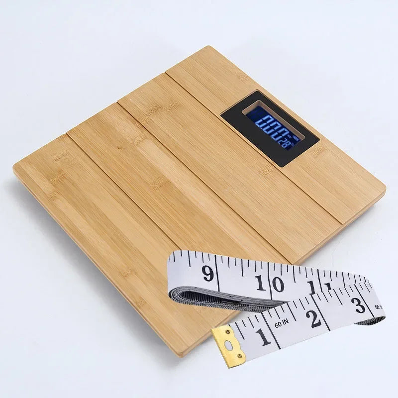 Wood Bathroom Scale